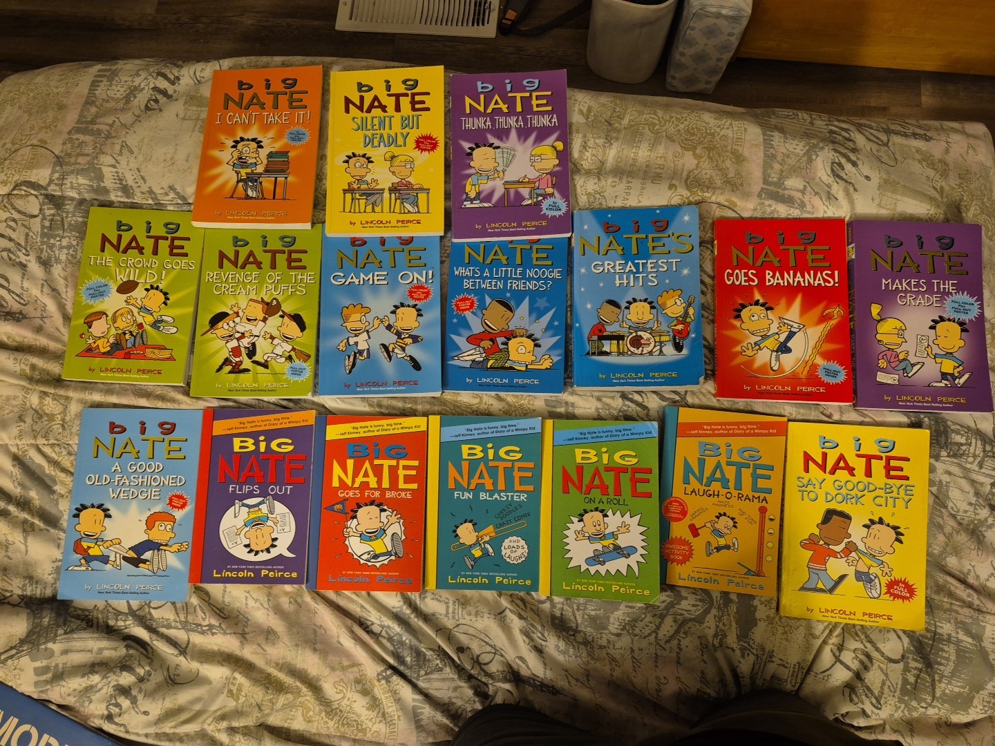 Huge Big Nate Collection LOT OF 17 Books All Perfect Conditions Great Value