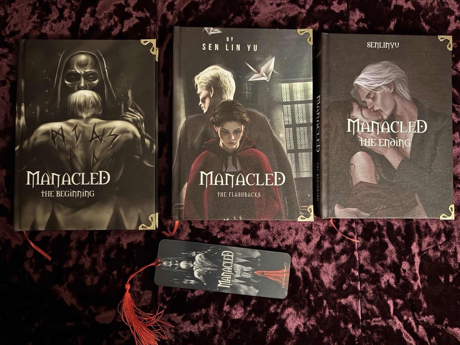 Manacled Completed Series by Sen Lin Yu Hardcover with Illustration & Bookmark