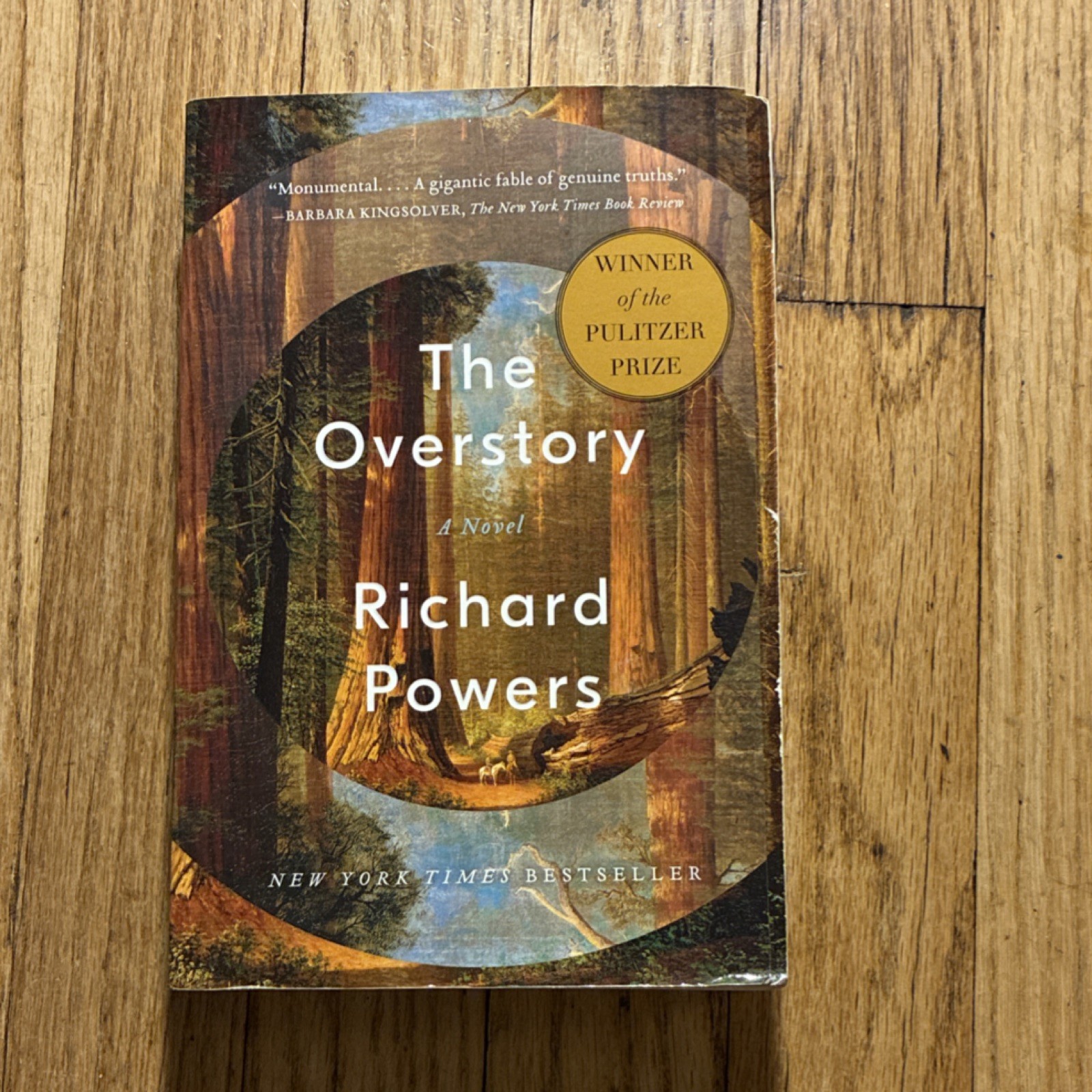 The Overstory by Richard Powers, Paperback, W. W. Norton, Trees, Environment