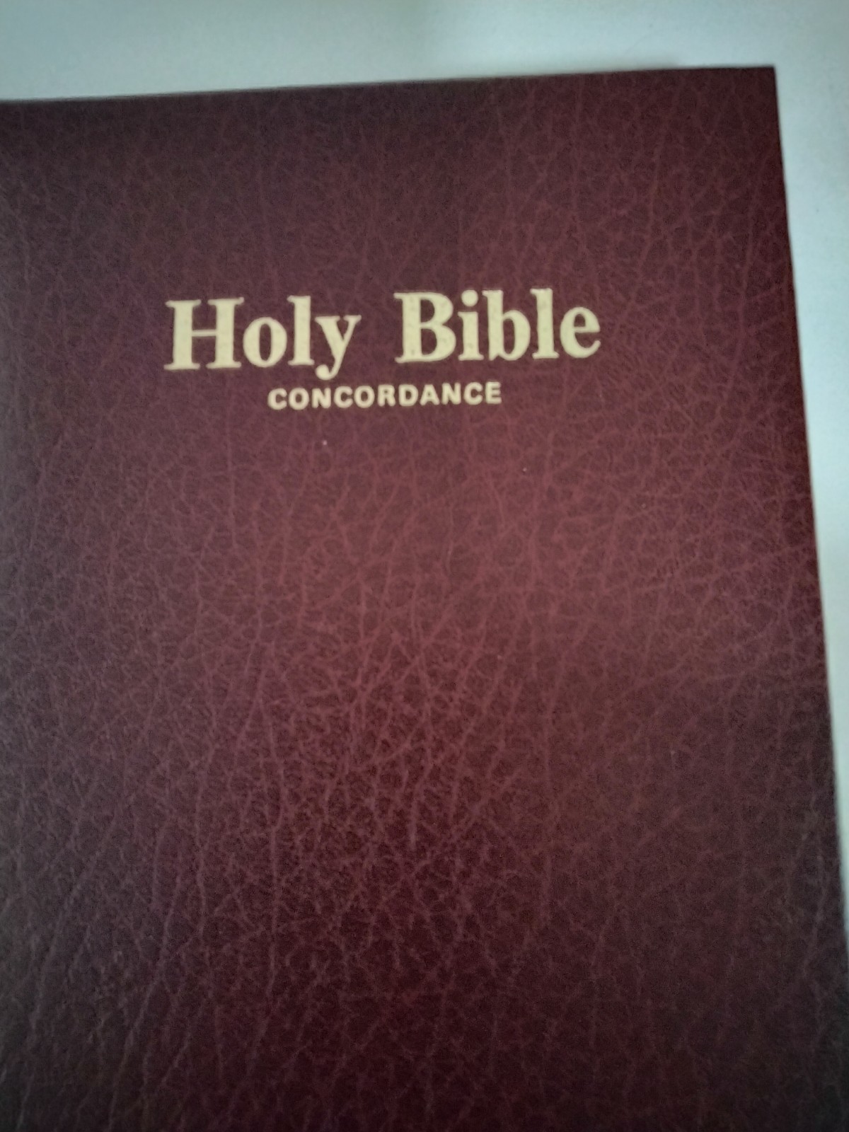 Holy Bible Concordance King James Red Letter Edition