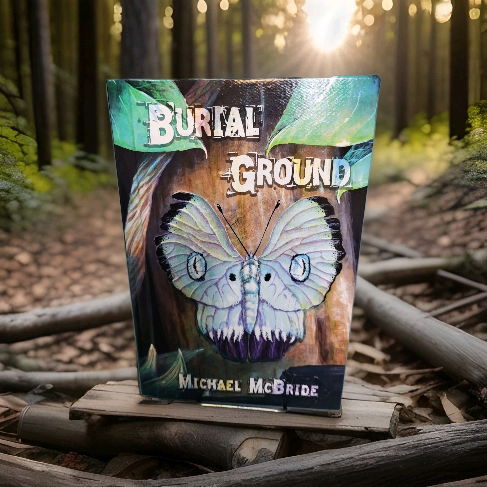 BURIAL GROUND – MICHAEL MCBRIDE – 2012 – LTD ED 190 COPIES **SIGNED** UNREAD/NEW