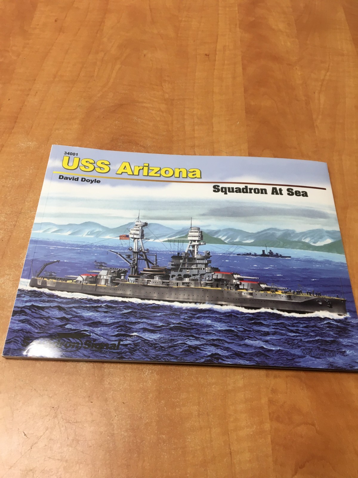 USS ARIZONA SQUADRON AT SEA Battleship Book By David Doyle 34001