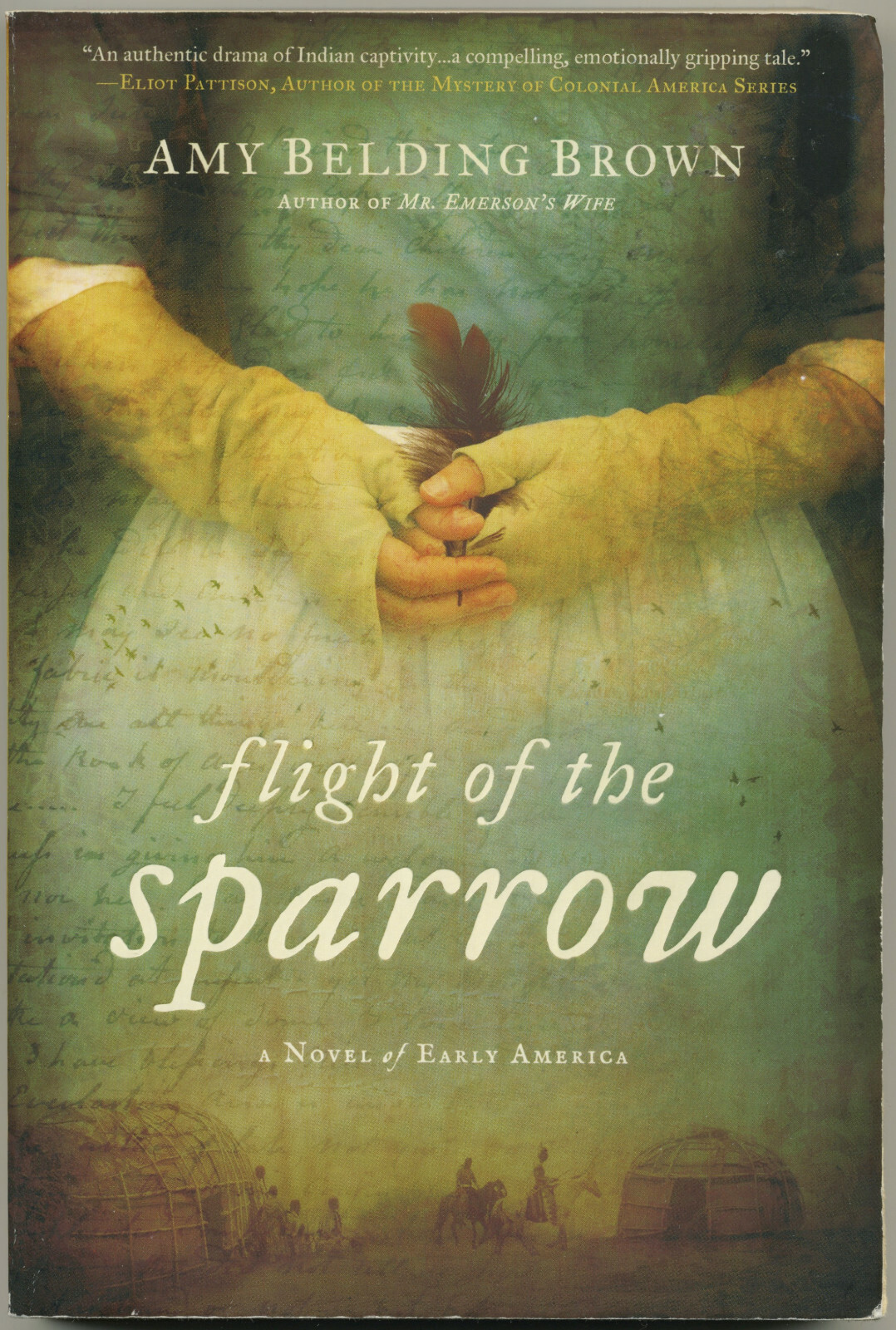 FLIGHT OF THE SPARROW by Amy Belding Brown, 2014 New American Library