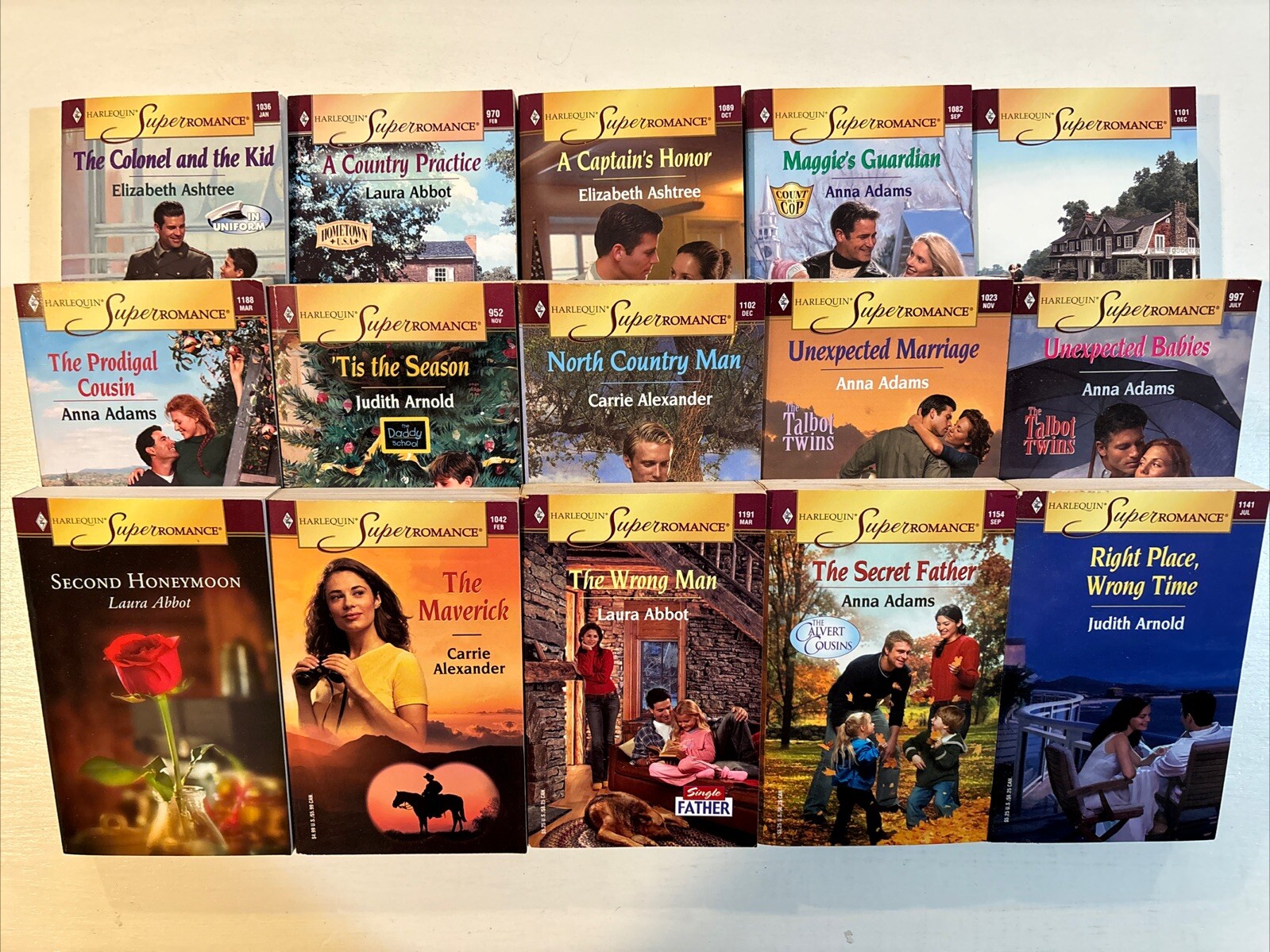 harlequin super romance lot (15) Vintage (H16)
