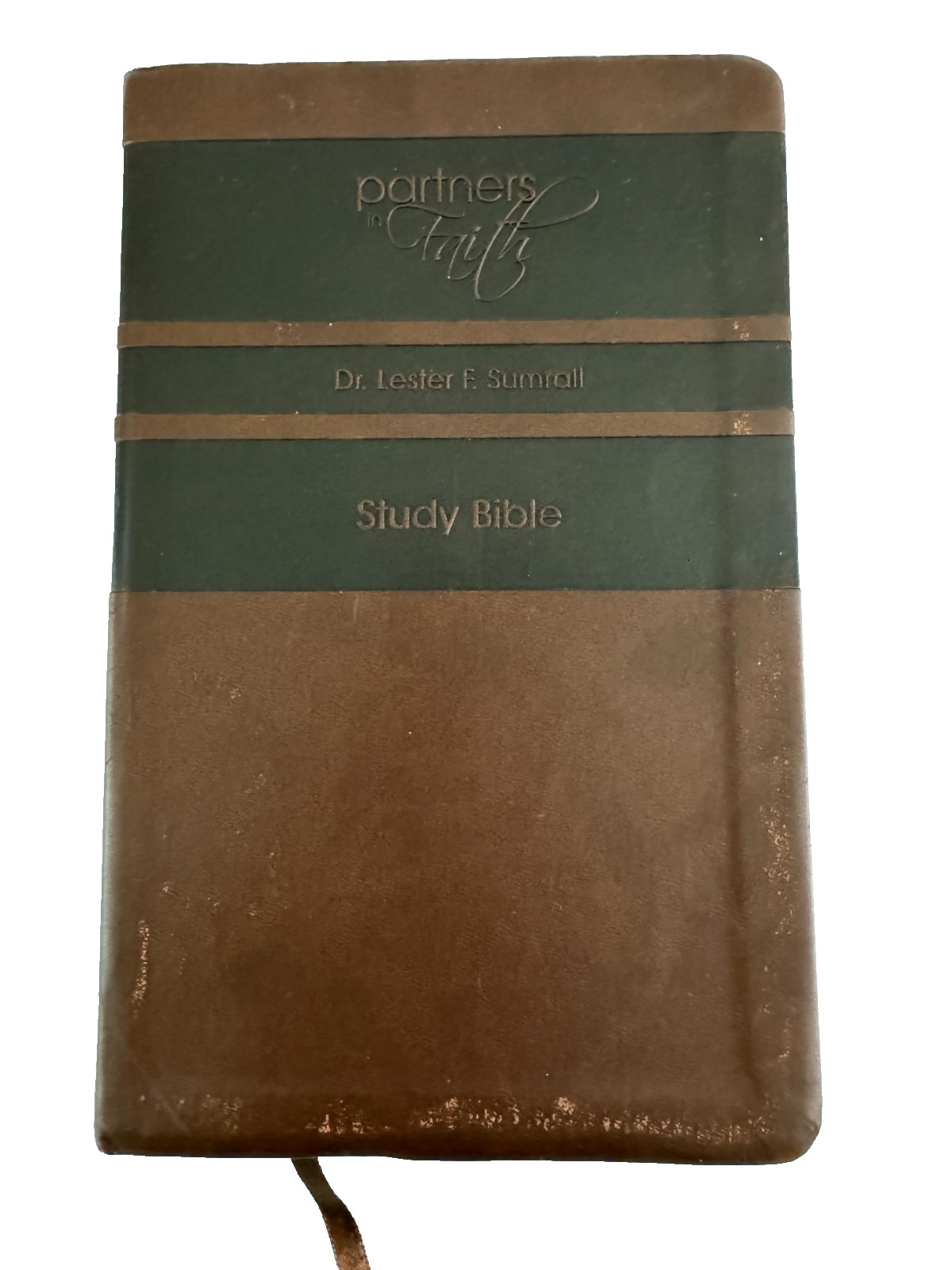 Partners in Faith Study Bible Red-Letter NKJV Lester Sumrall Faux Leather