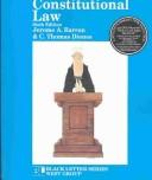 Constitutional Law Hardcover C. Thomas, Barron, Jerome A. Dienes