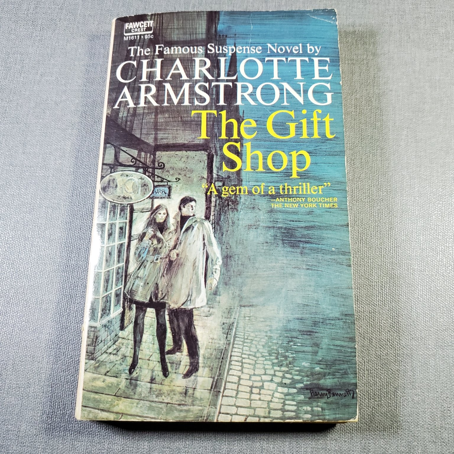 The Gift Shop Charlotte Armstrong 1966 Suspense Thriller Fawcett Crest Paperback