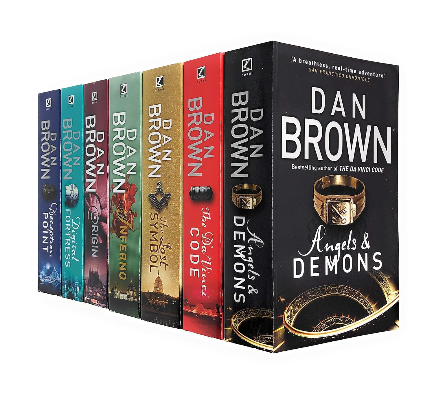 Robert Langdon Series Collection 7 Books Set by Dan Brown (Angels and Demons, th