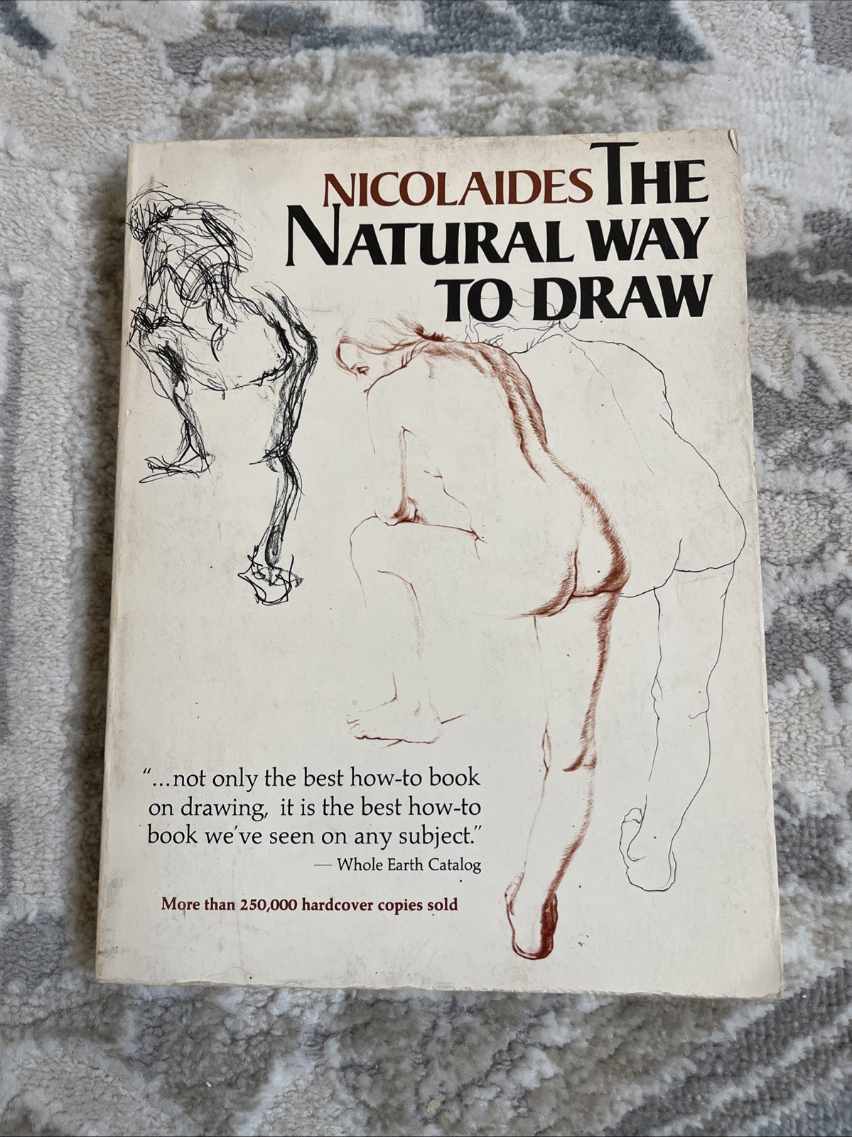 Kimon Nicolaides The Natural Way to Draw 1941 Paperback Illustrated