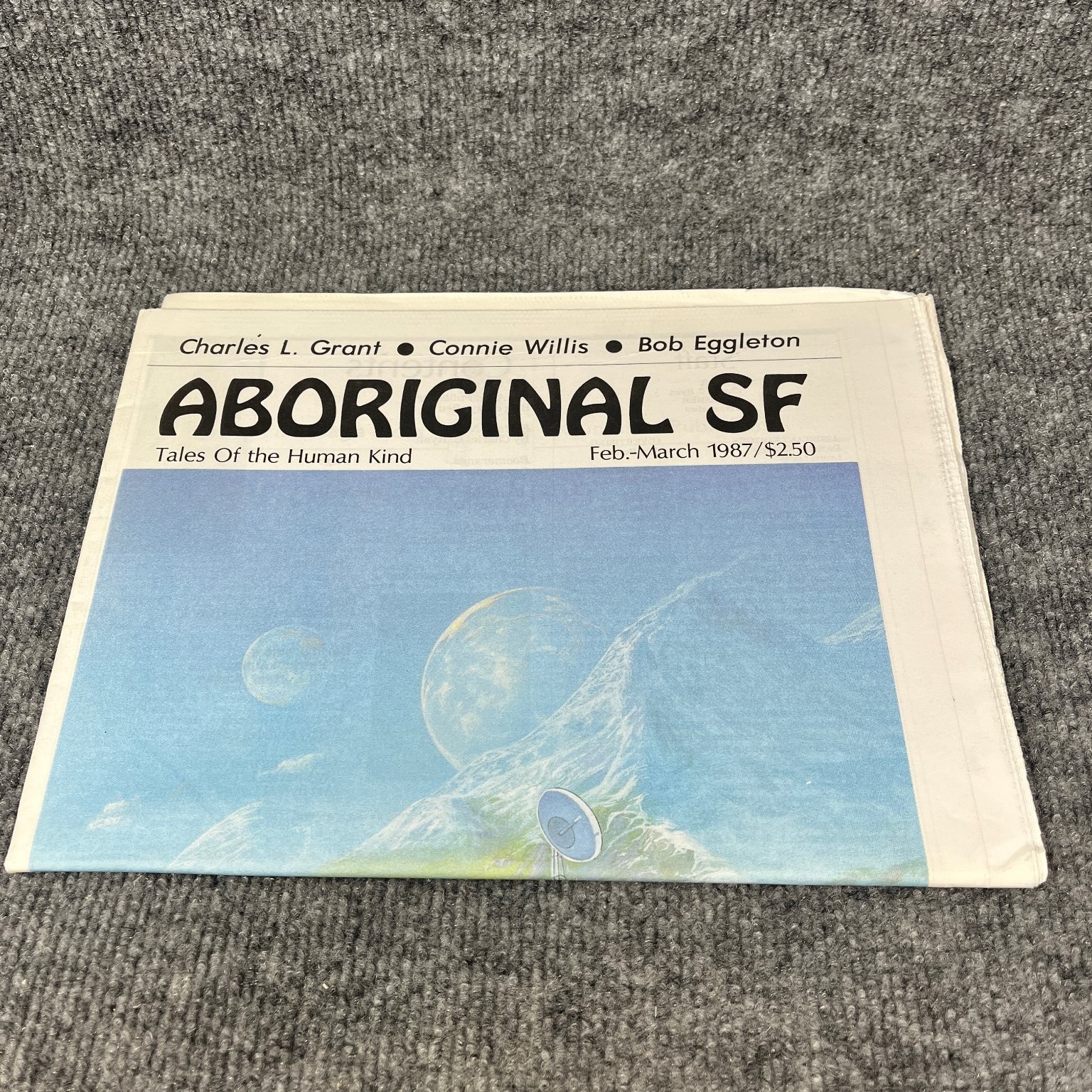 Aboriginal SF Feb-Mar 1987 Charles L. Grant Connie Willis Bob Eggleton Magazine