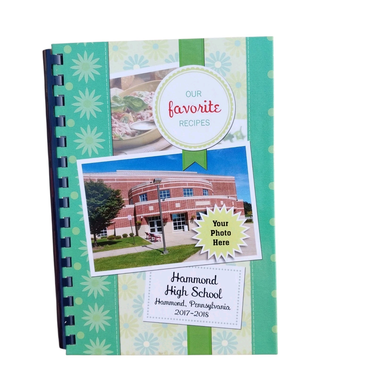Hammond High School 2017-2018 PA Pennsylvania Recipes 103 Pages Hardcover Spiral