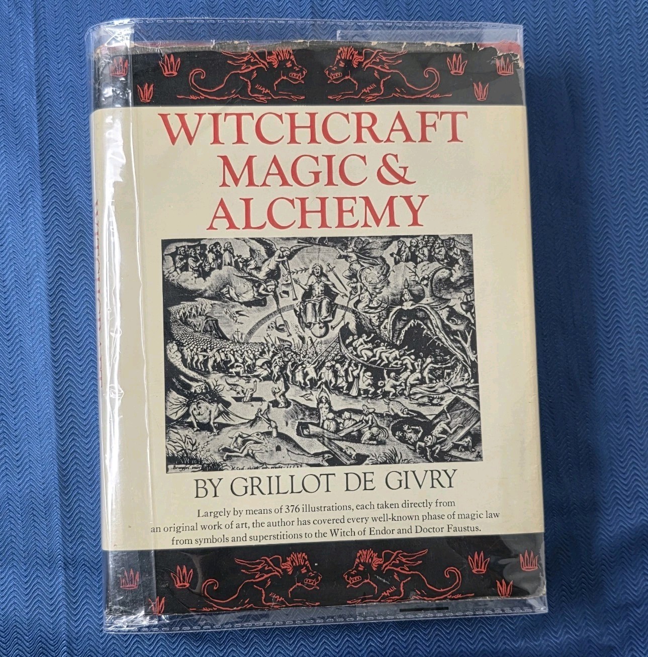 Witchcraft, Magic & Alchemy by Grillot de Givry 1971 – First Bonanza Books HC/DJ