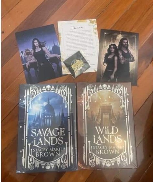 Arcane Society Savage Lands & Wild Lands NEW SIGNED STENCILED Stacey Marie Brown