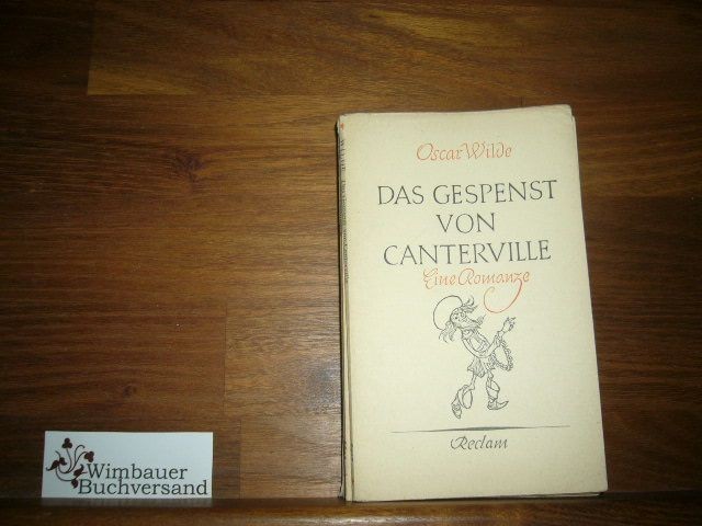 Das Gespenst von Canterville Wilde, Oscar und Ernst Sander : 107006
