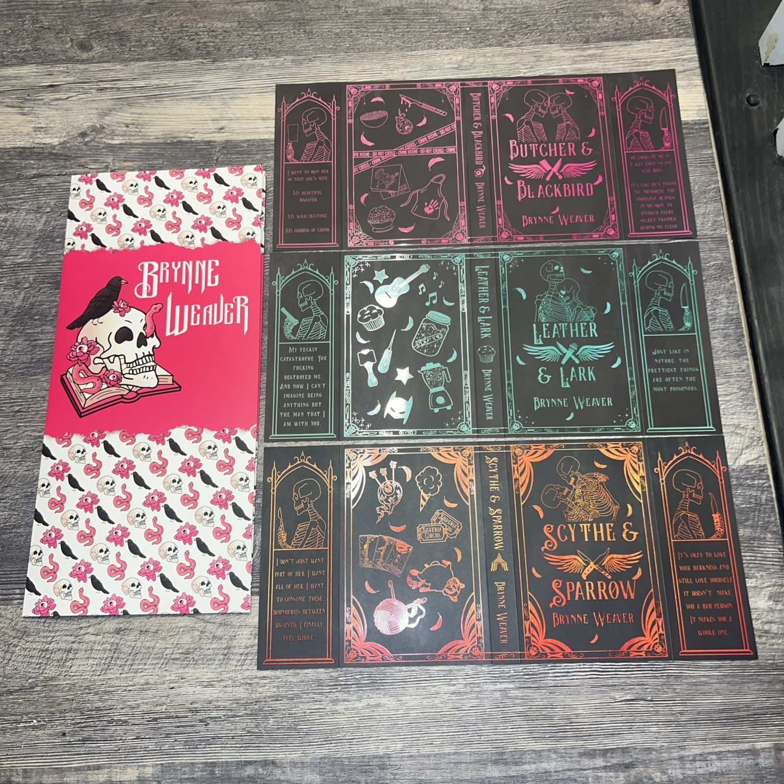 Ruinous Love Series by Brynne Weaver Signing Exclusive Dust Jackets