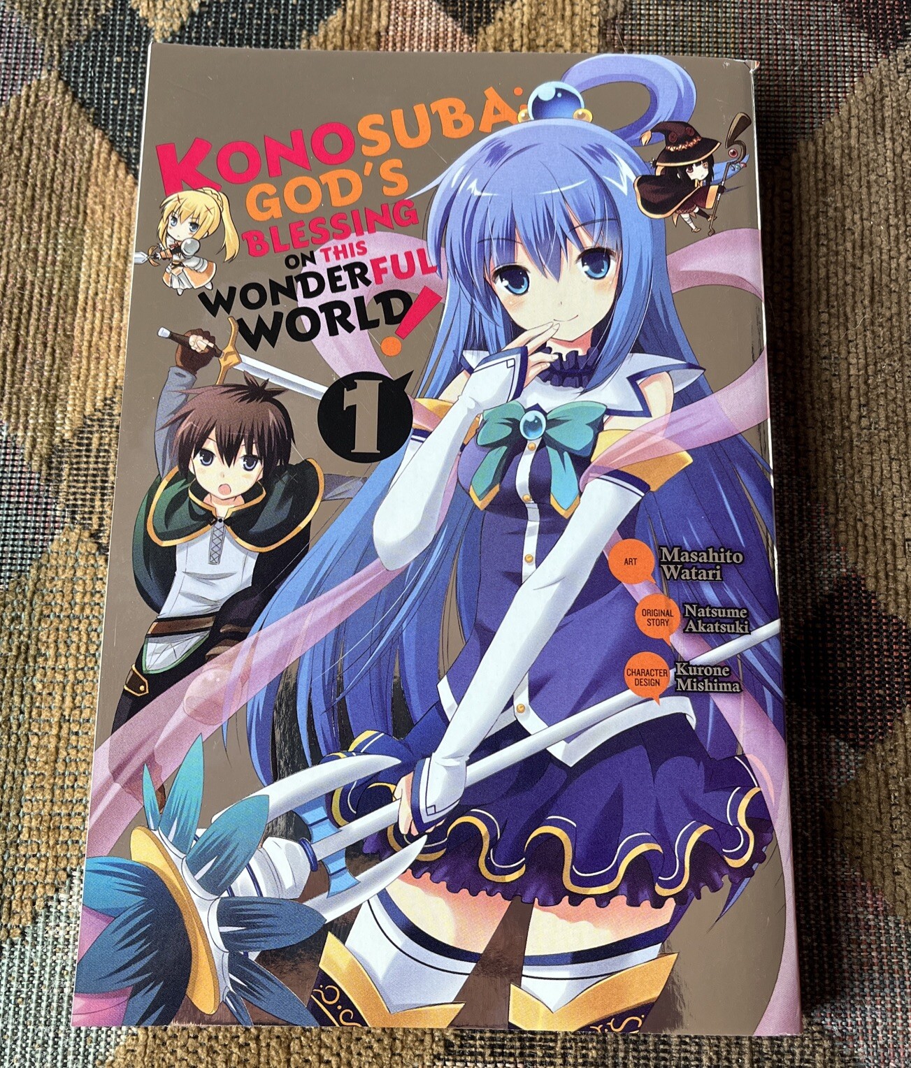Konosuba: God’s Blessing on This Wonderful World Vol 1 Manga ENGLISH Lootcrate
