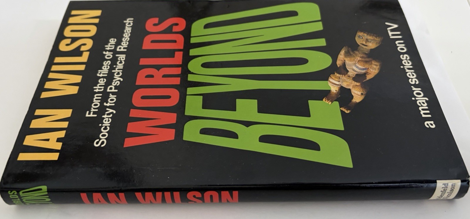 WORLDS BEYOND IAN WILSON 1986 WEIDENFELD HARDCOVER OCCULT TV TIE-IN VG+