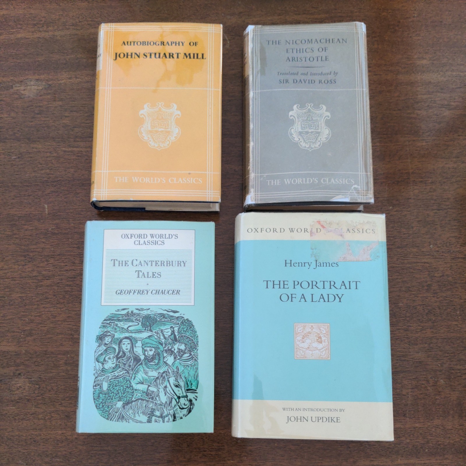 Oxford World’s Classics Hardcover Lot Aristotle, Chaucer, Mill, Henry James