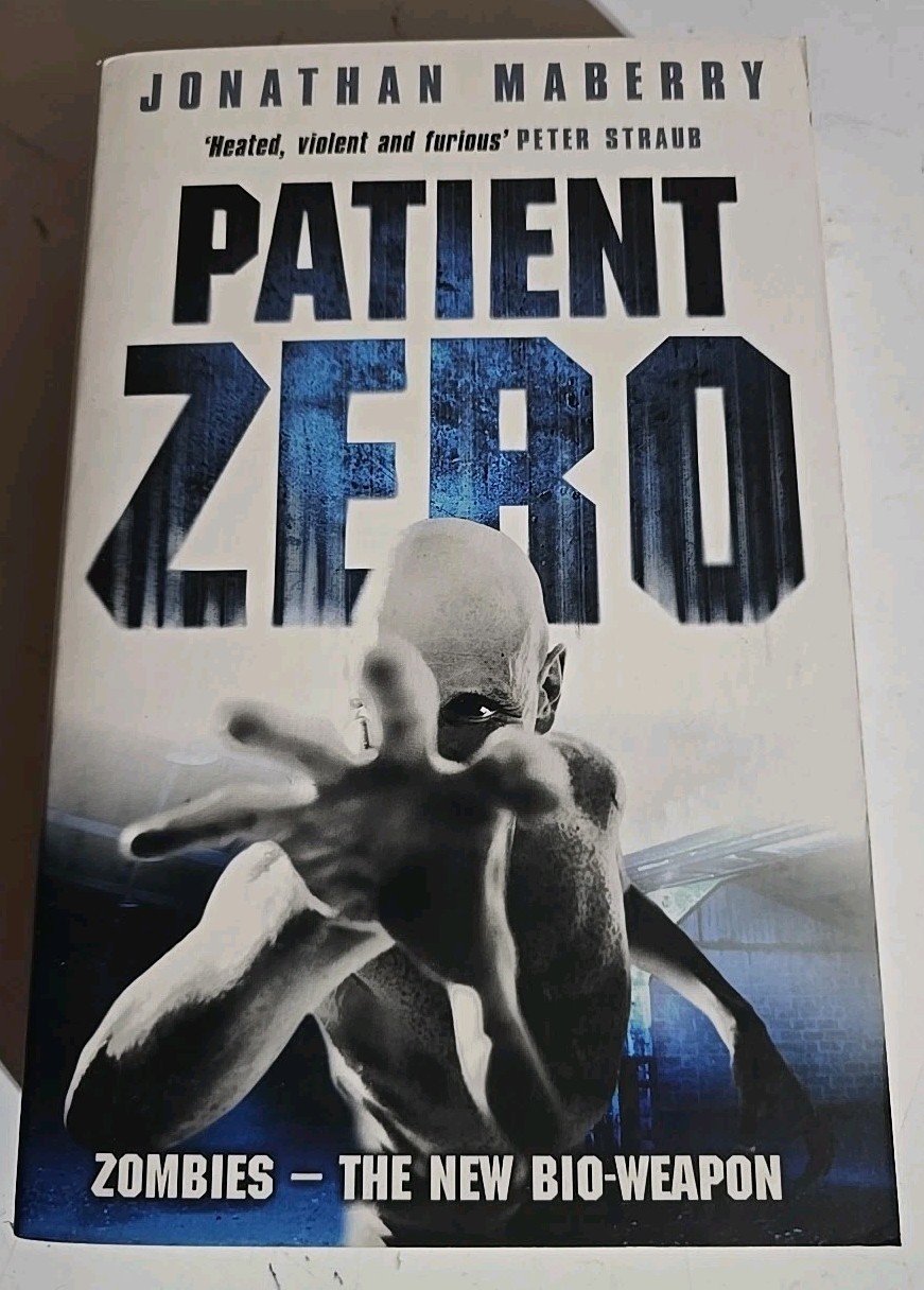 PATIENT ZERO By Jonathan Maberry ZOMBIES THE NEW BIO WEAPON Paperback