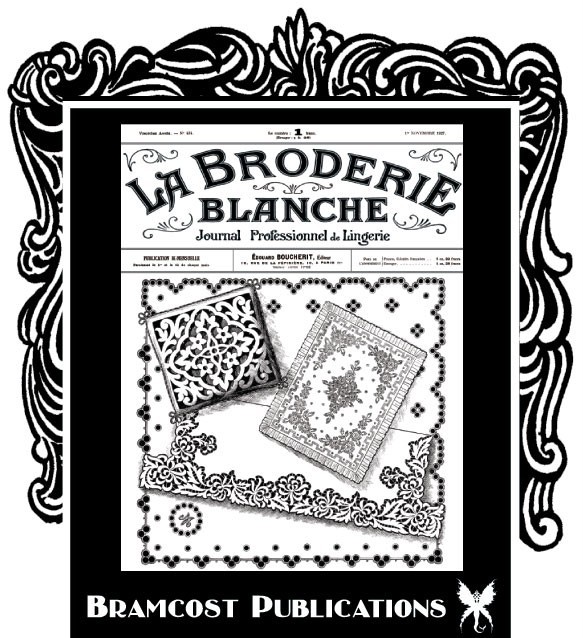 1927 La Broderie Blanche Book 434 (Embroidery Patterns)