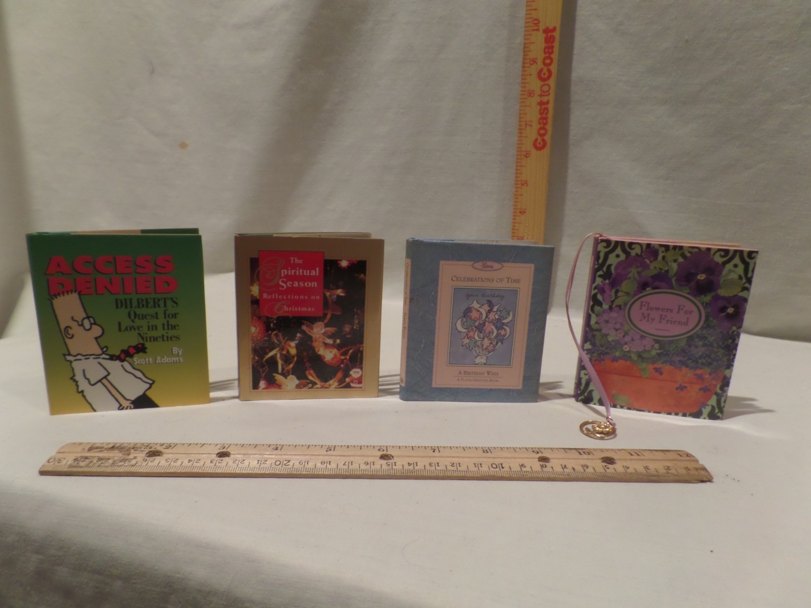 Miniature hardcover books-VTG 1992-1996-lot of 4