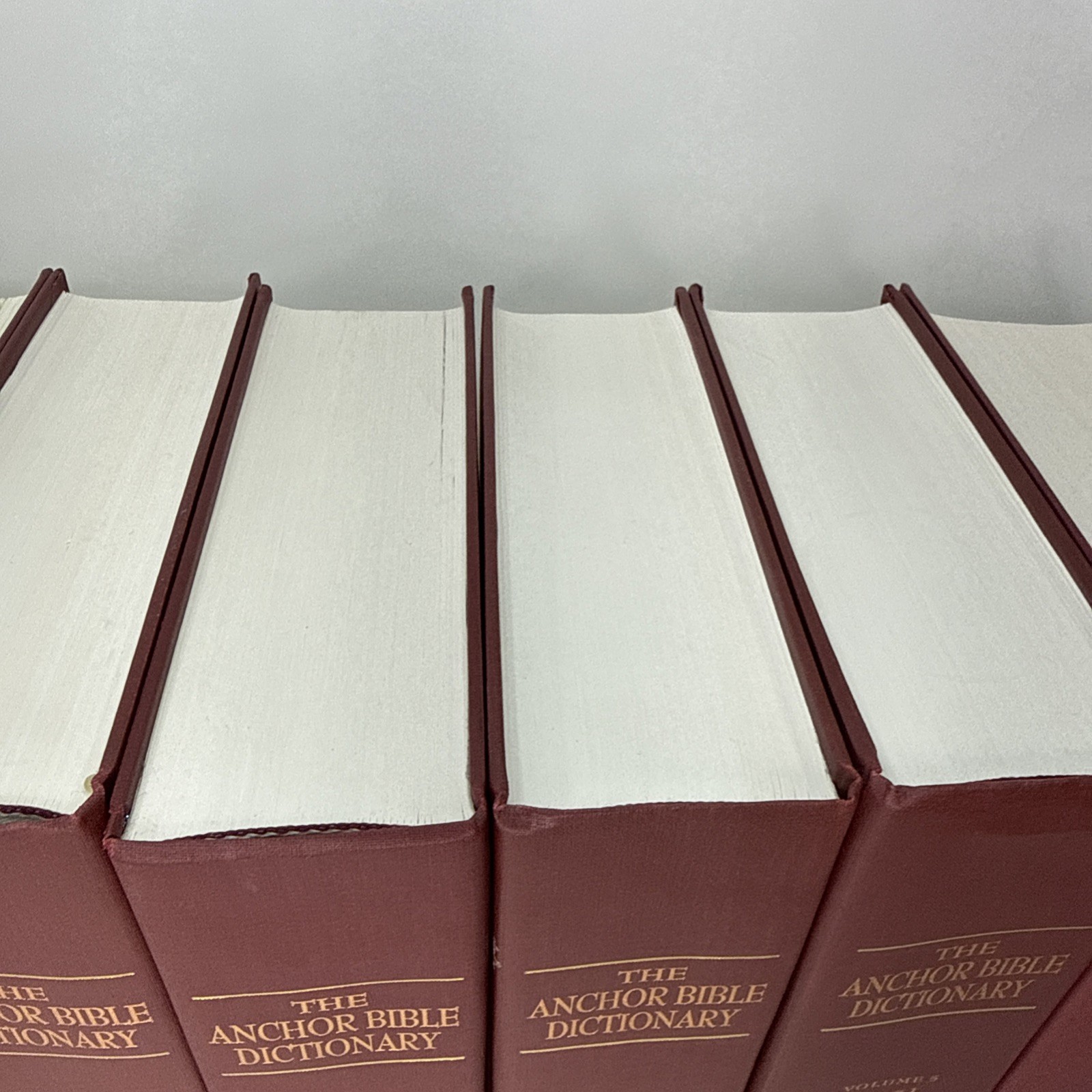 Anchor Bible Dictionary 6 Vol Set First Edition 1992 Doubleday Freedman VGC++