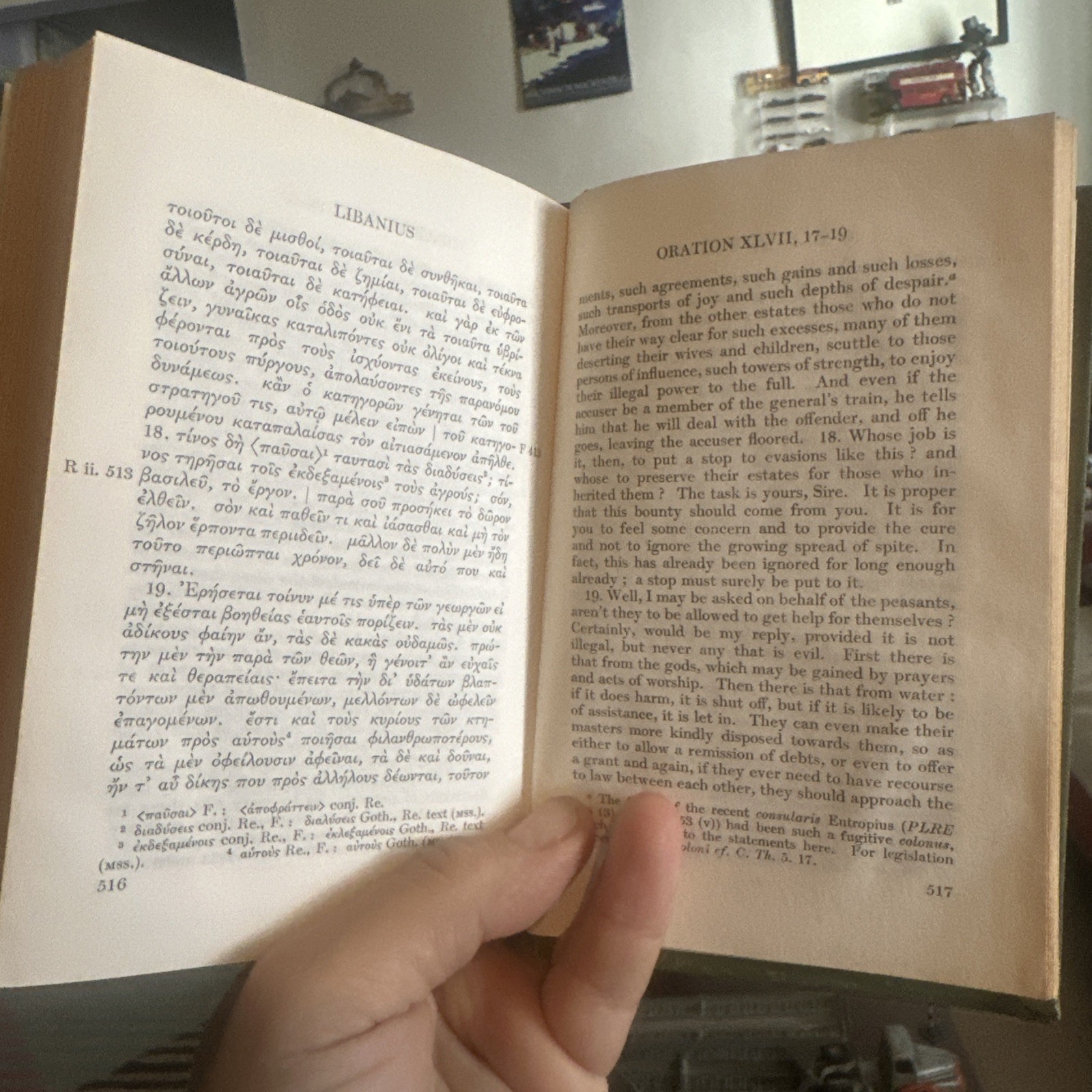 Libanius: Selected Orations Works, Loeb CL #451 & 452, 2 Vol HC, 1969 1977 Greek
