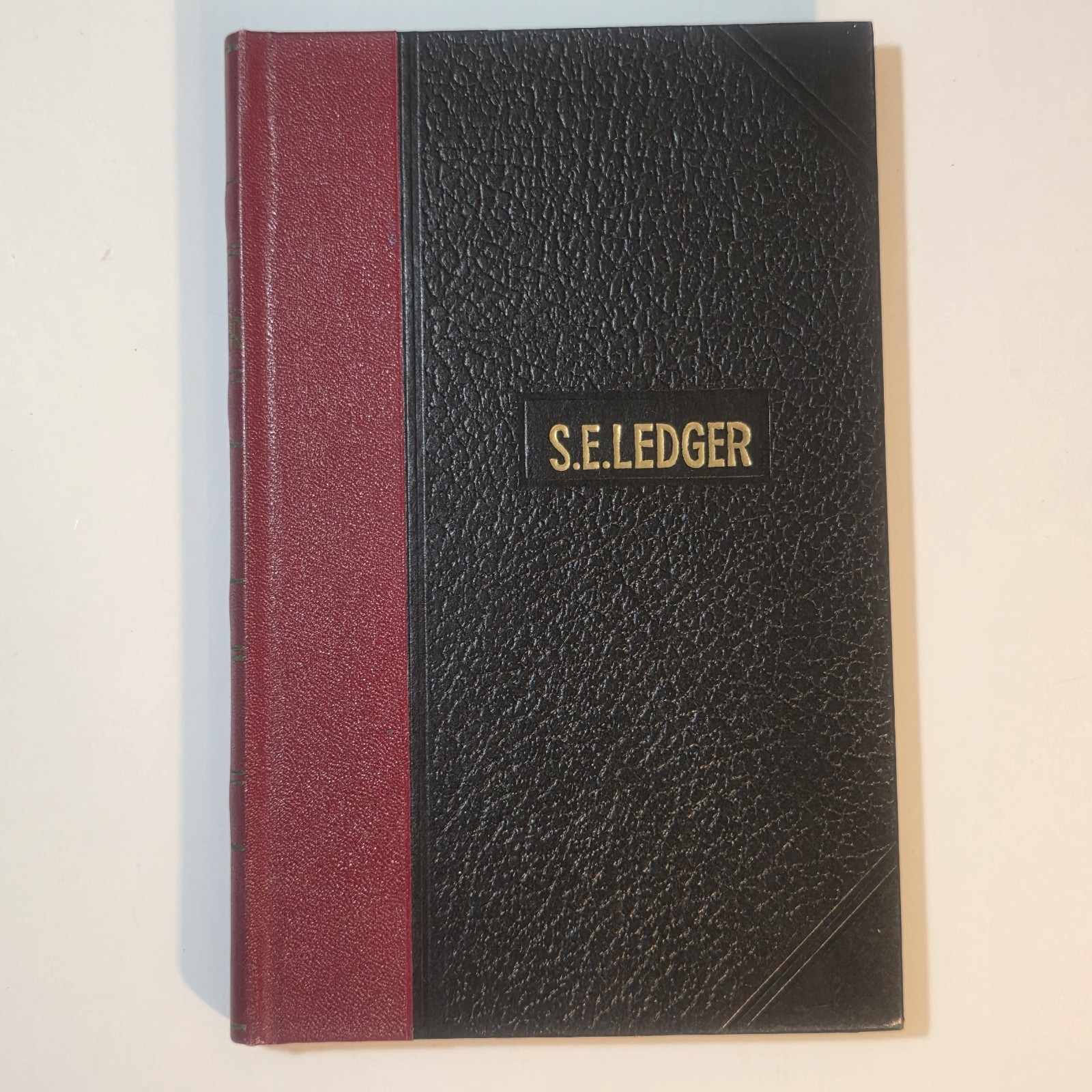 Vintage 1970s S.E. Ledger, Hard Cover, 126 Pages + Index