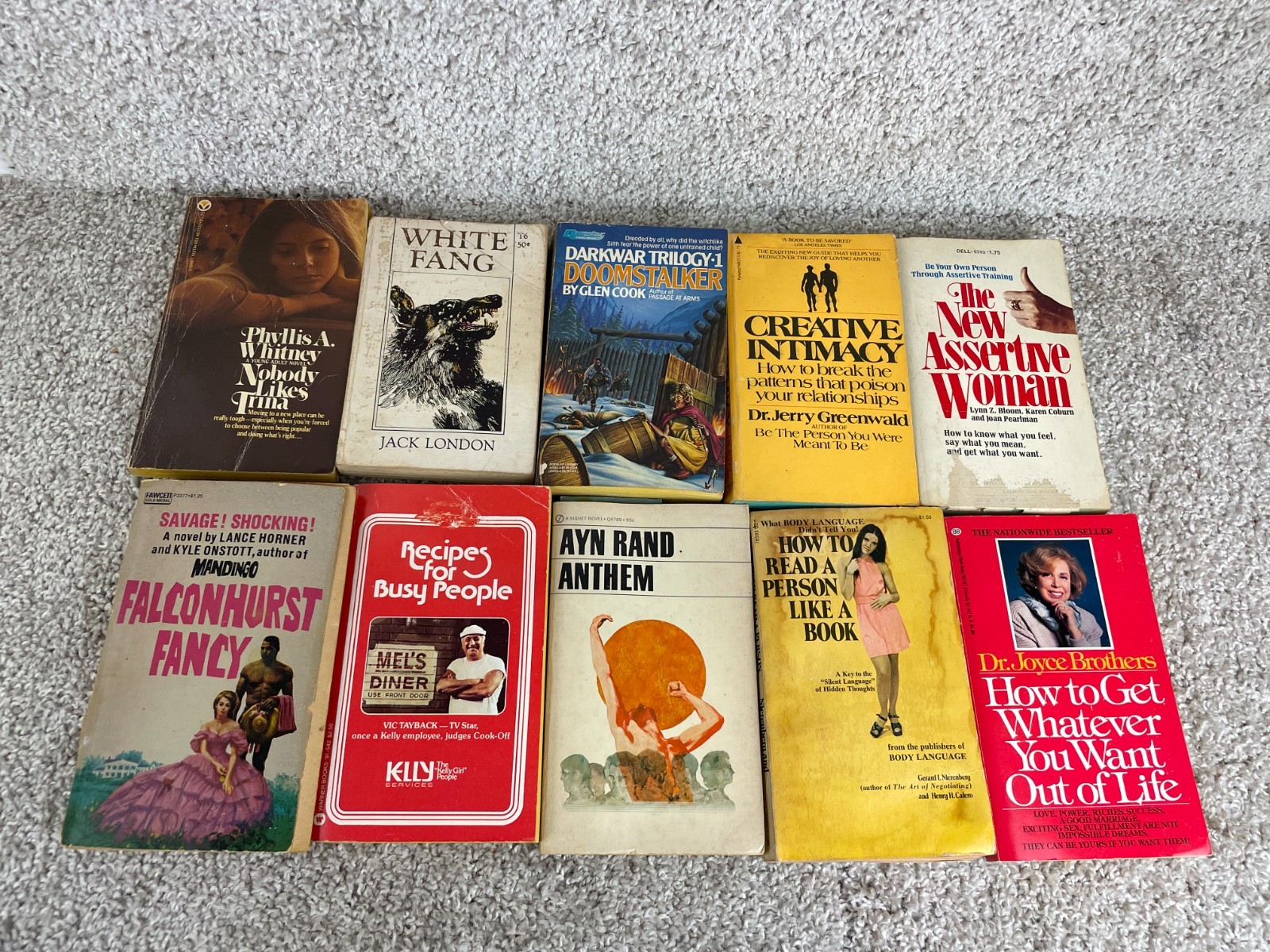 Lot of 10 Various Genres Fiction & Non-Fiction Paperback Books