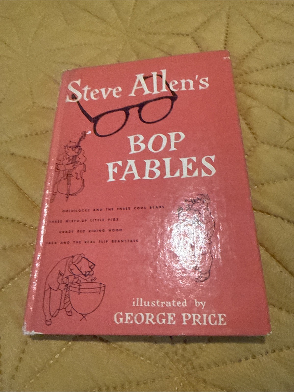Steve Allen’s Bop Fables Book Rare! First Printing 1955 68 Pages Beatnik Prose!