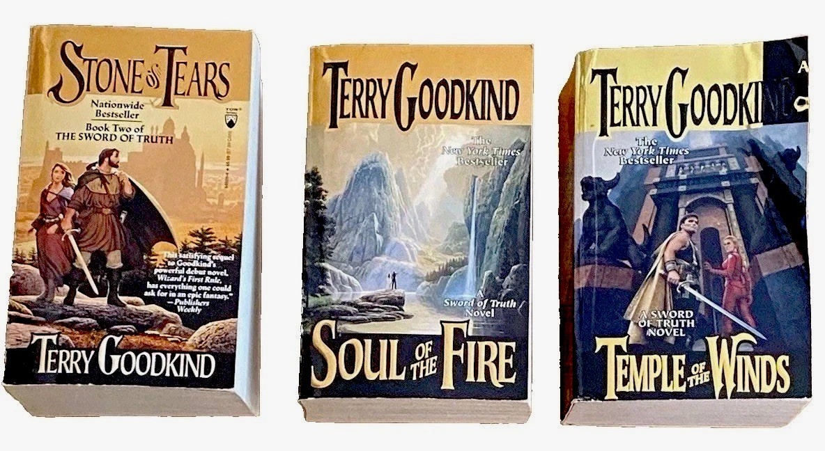 “Sword of Truth” Series By Terry Goodkind 3 Paperbacks XLNT *Ship Free