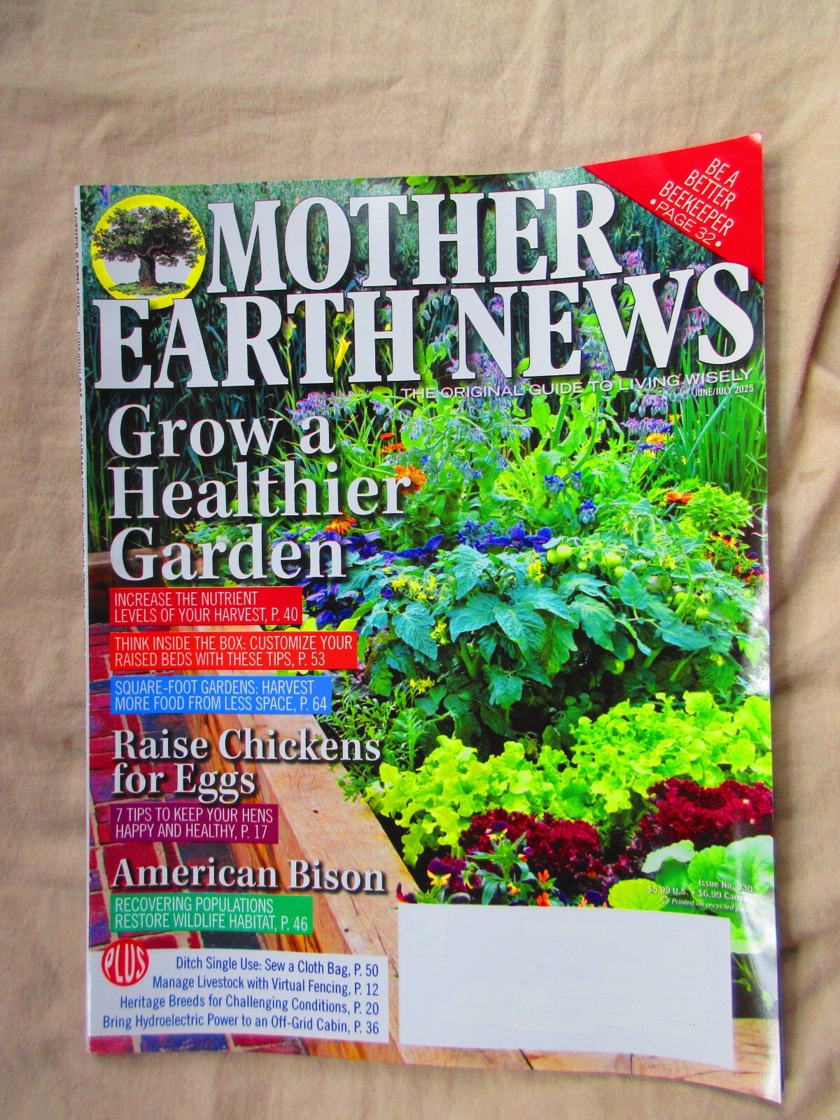 MOTHER EARTH NEWS magazine / June – July 2025 edition / New / Unread / Perfect /