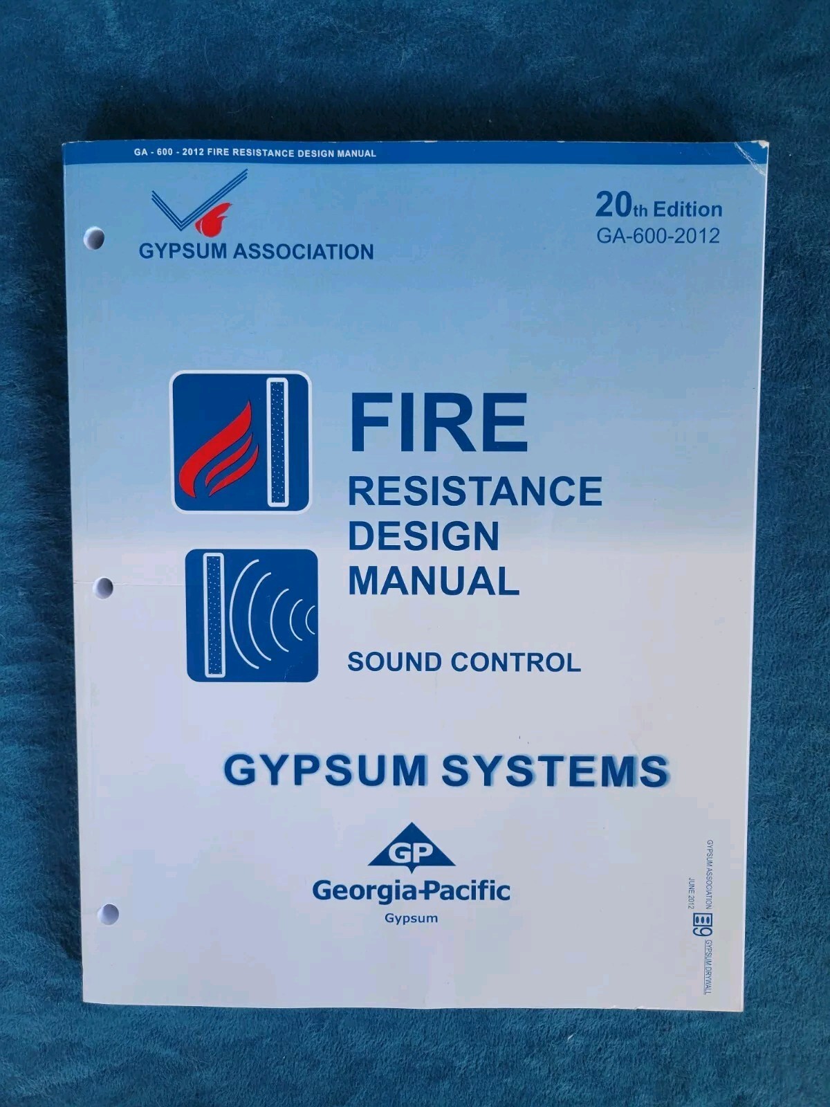 FIRE RESISTANCE DESIGN MANUAL / SOUND CONTROL ; 20th EDITION ; 230 PAGES