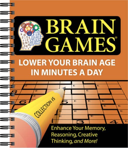 Brain Games #5 : Lower Your Brain Age in Minutes a Day (Brain Games – VERY GOOD