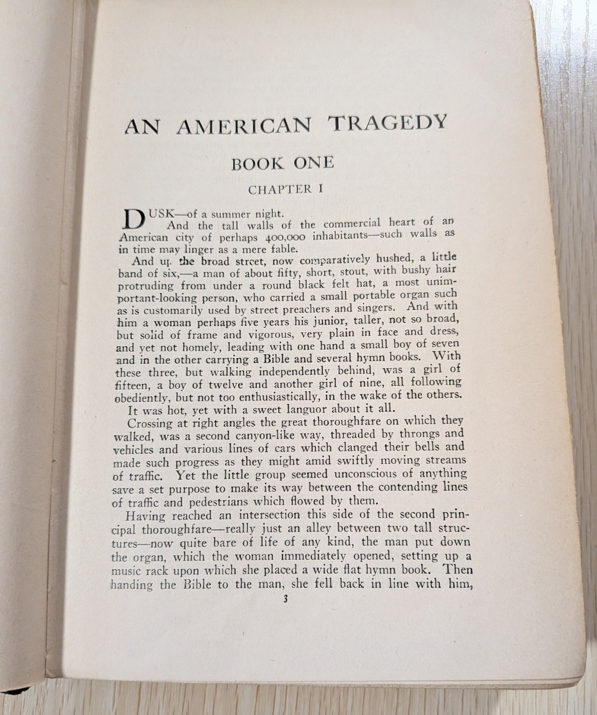Theodore Dreiser: An American Tragedy Vintage Hardcover 1925/26 Two Volumes in 1
