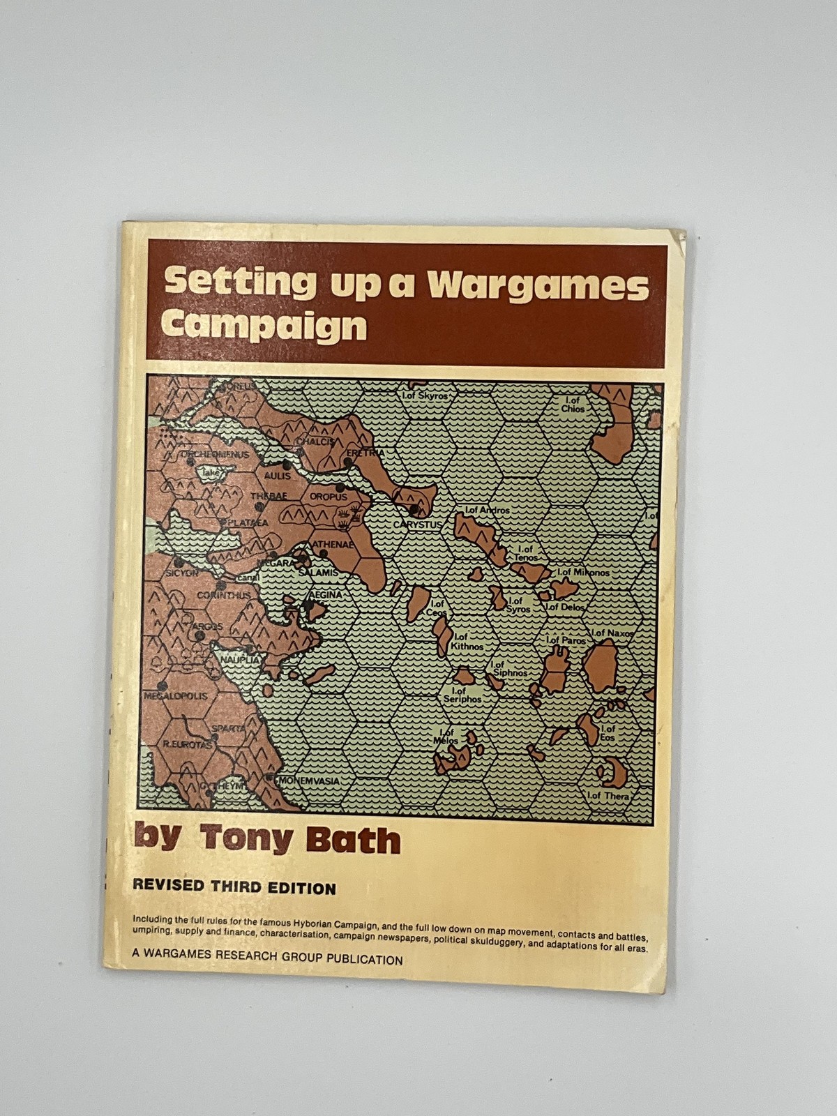 Setting Up A Wargames Campaign Tony Bath Wargames Research Group Tan PB 1986 UK