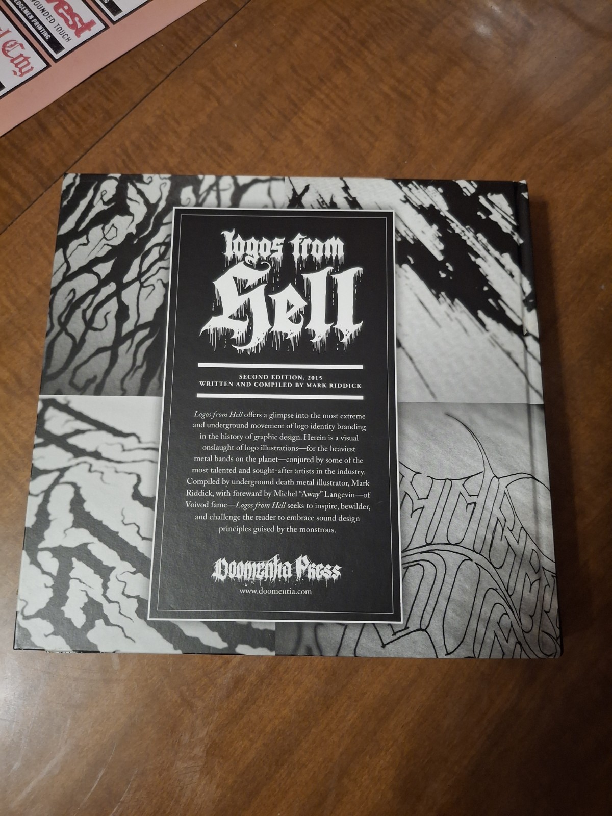 Logos From Hell By Mark Riddick Second Edition 2015 Hardcover Doomentia Press