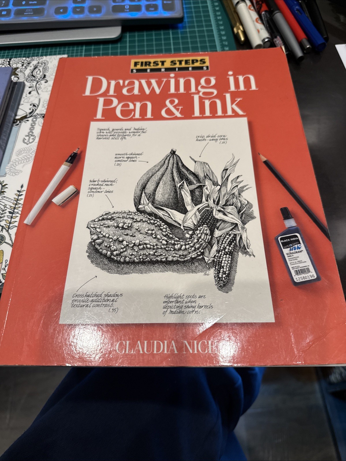Drawing in Pen and Ink by Claudia Nice (1997, Trade Paperback)
