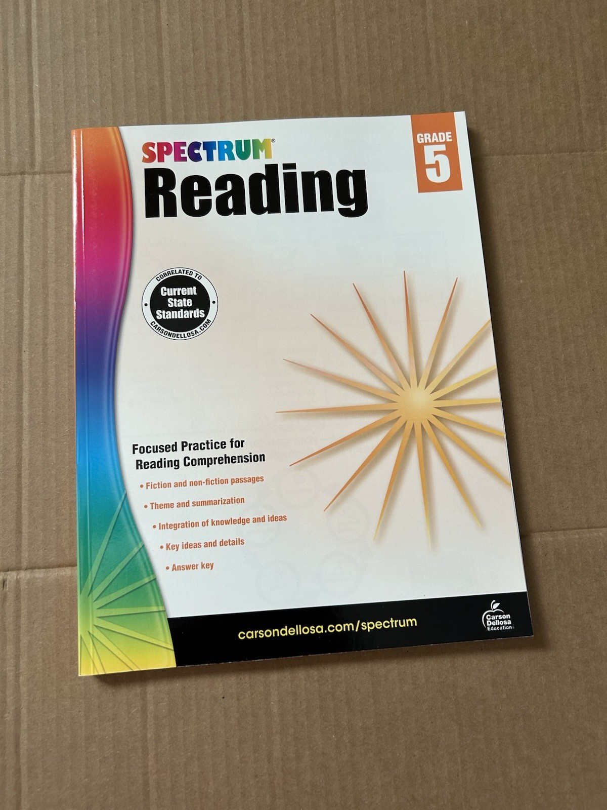 Spectrum Reading Workbook, Grade 5