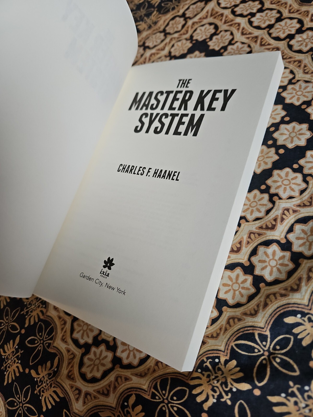 THE MASTER KEY SYSTEM Charles F. Haanel PAPERBACK PB BOOK Self Help NM Condition