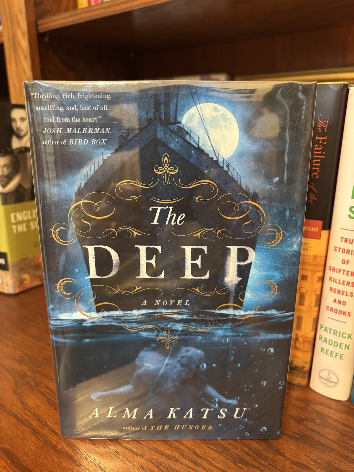 The Deep. Alma Katsu 1st HC Ptg. Putnam 2020. Fine Unread