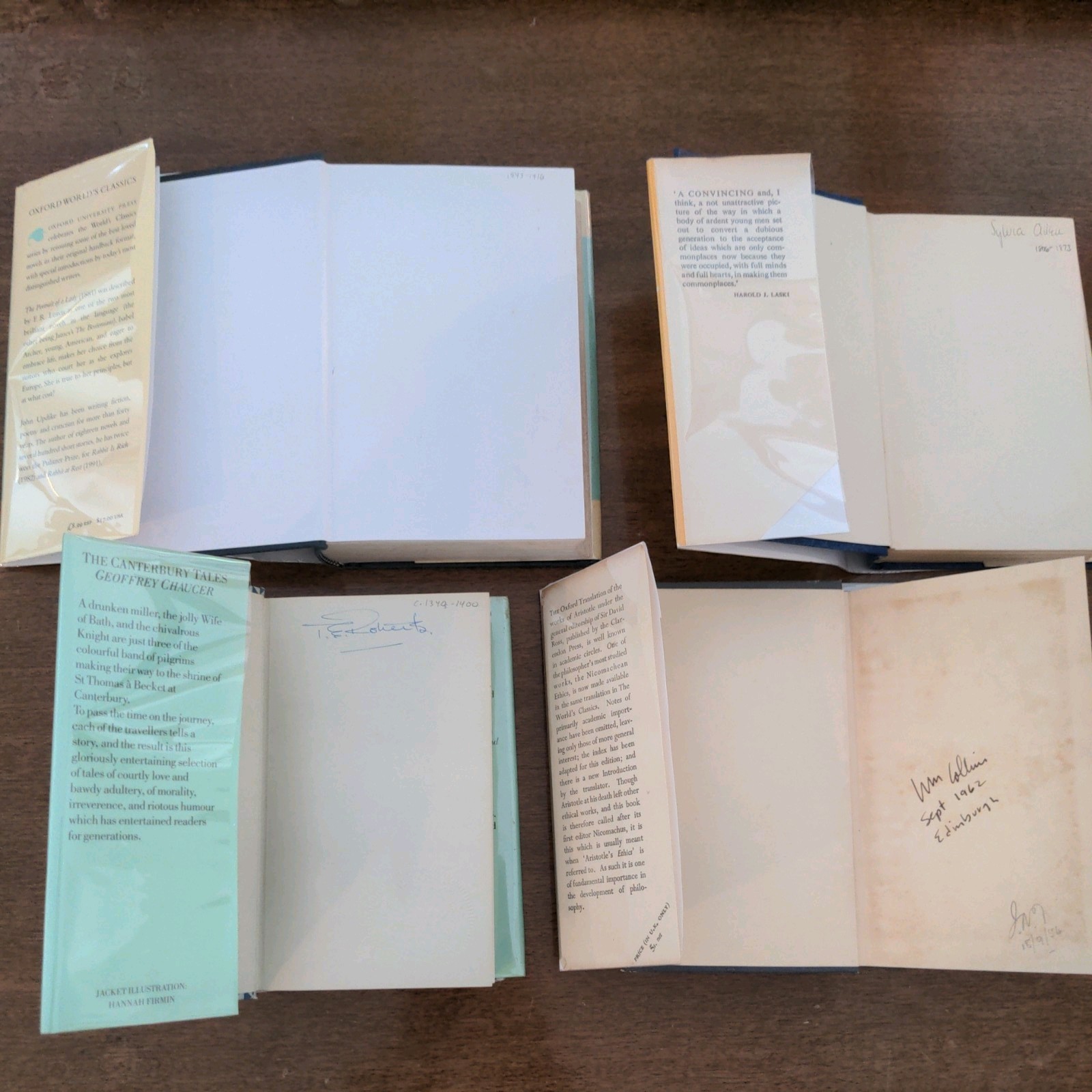 Oxford World’s Classics Hardcover Lot Aristotle, Chaucer, Mill, Henry James