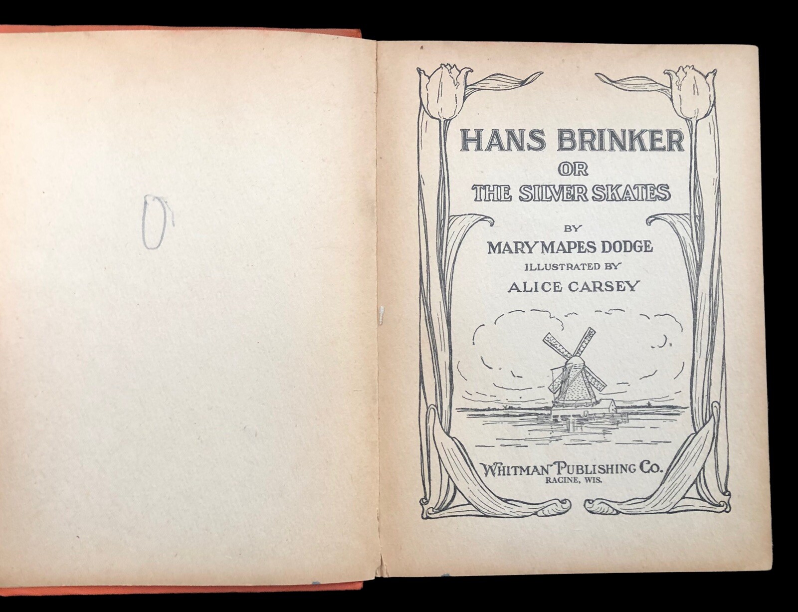 Hans Brinker Mary Mapes Dodge Undated Whitman Publishing Co. Vintage HC