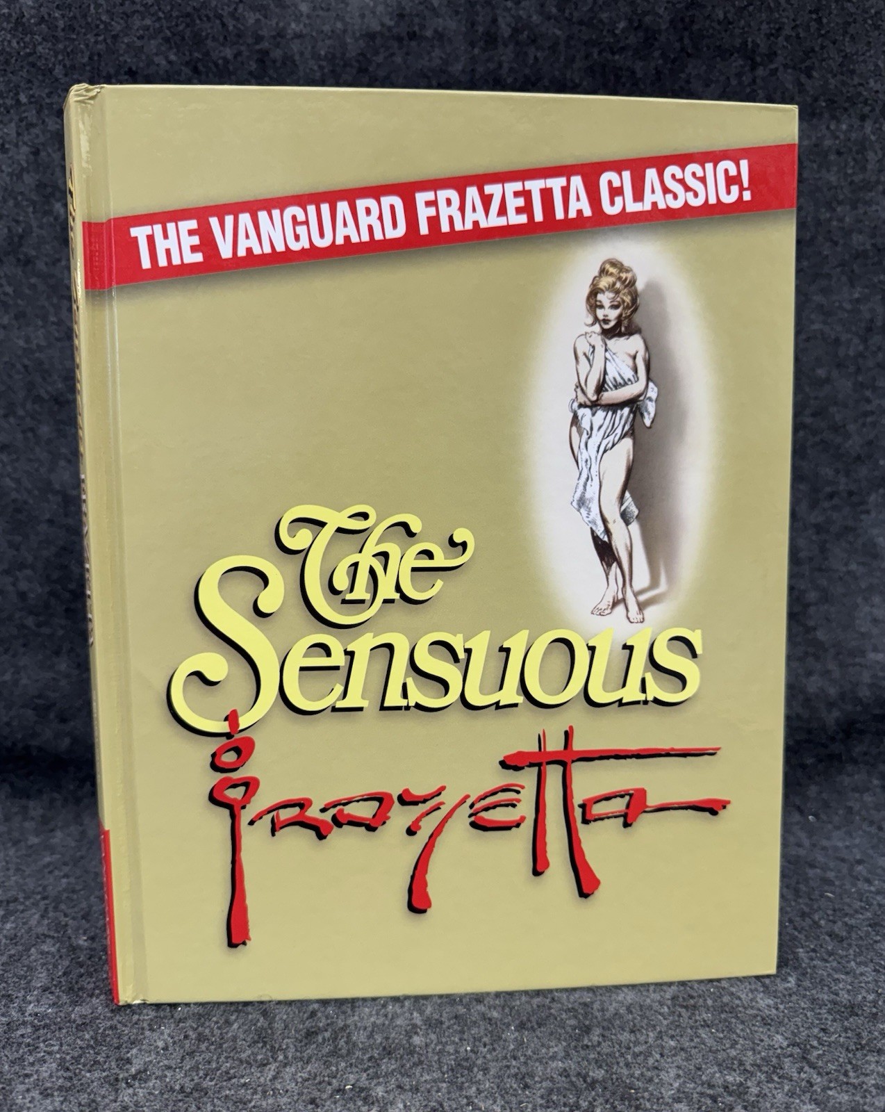 The Sensuous FRANK FRAZETTA Hardcover Book Art Collection Vanguard 1st Printing