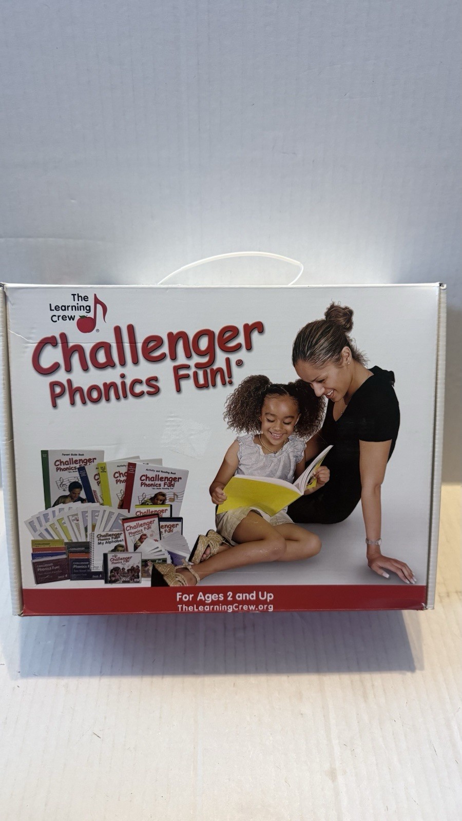 Challenger Phonics Fun Learning Set DVDs Books Cards Readers Incomplete Some New