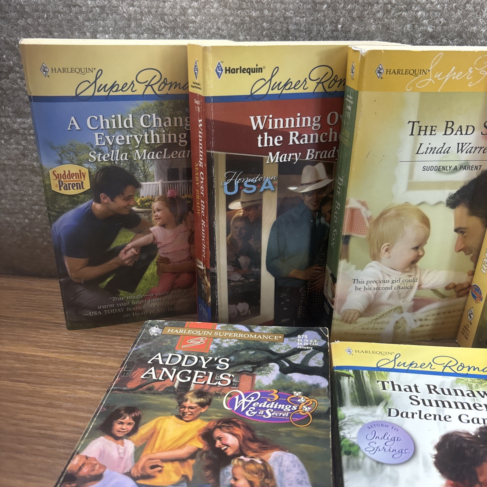 Harlequin Super Romance Paperback Bundle Lot Of 6 Mixed Authors Romance Family