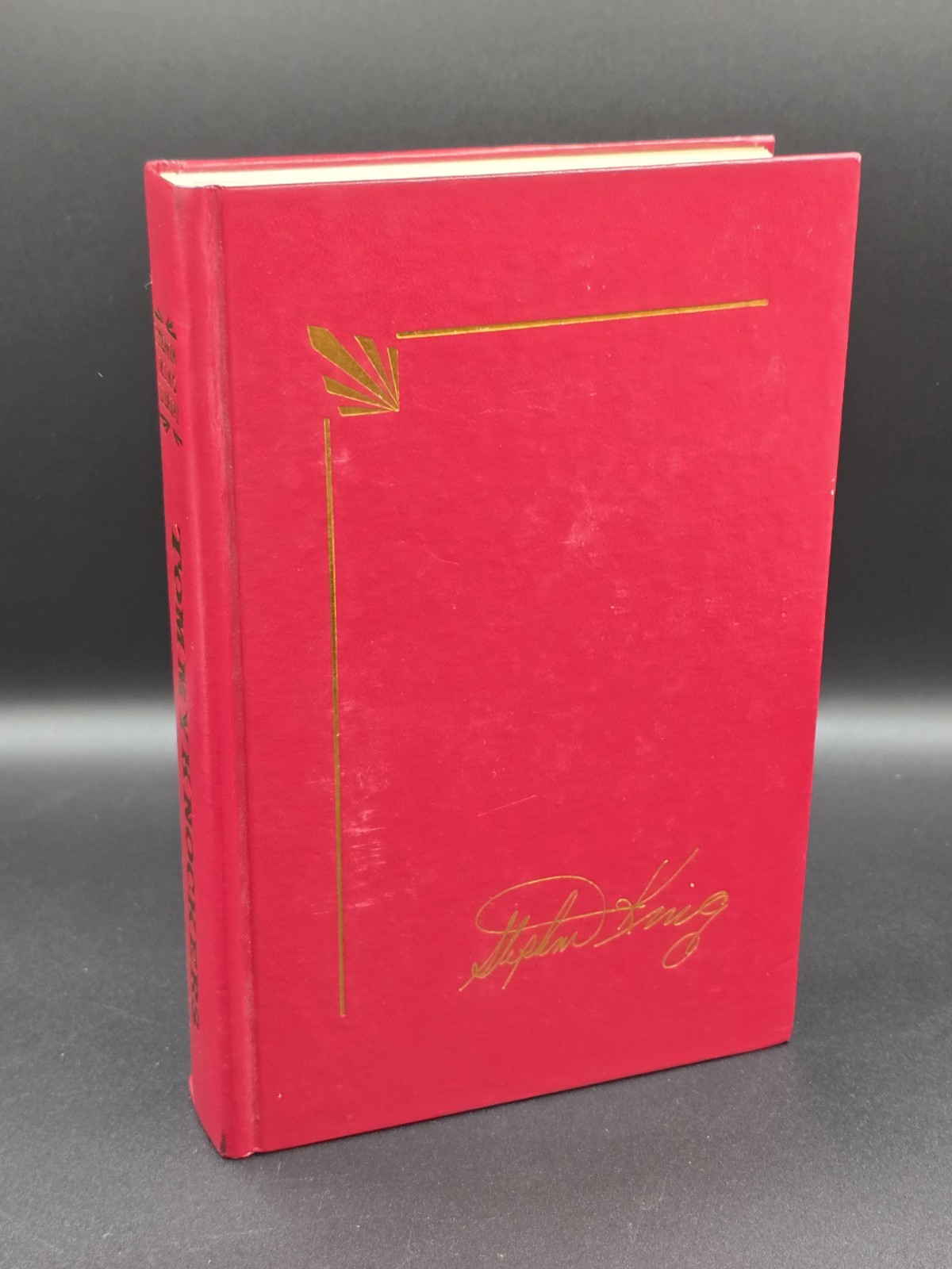 Tommyknockers Stephen King Library Red Leather-Bound Vintage Horror HC Rare 1990