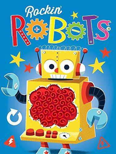 Rockin Robots – Silicone Touch and Feel Board Book – Sensory Board Book – GOOD