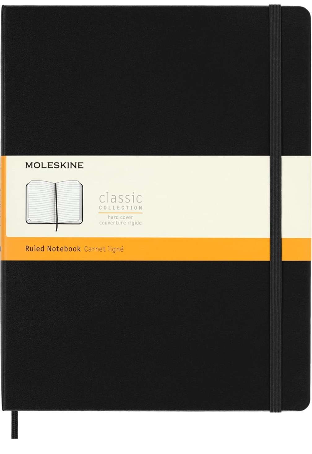 MOLESKIN Classic Collection Hard Cover Ruled Notebook