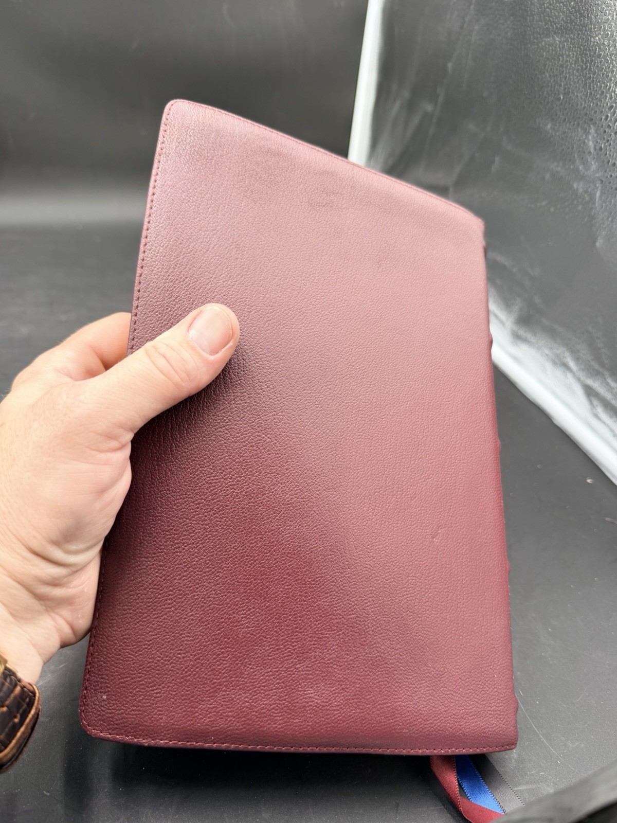 NASB, Single-Column Reference Bible, Wide Margin, Premium Goatskin Leather,…